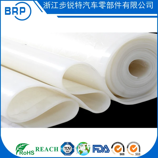High Purity Solid Silicone Rubber Sheet, Heat Resistant , Custom Colors & Sizes for Gaskets and Seals
