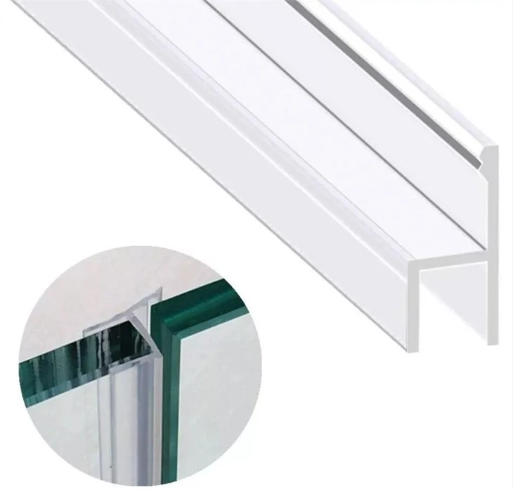 Manufacturer H Shape PVC Plastic Seal For Glass Door Enclosure